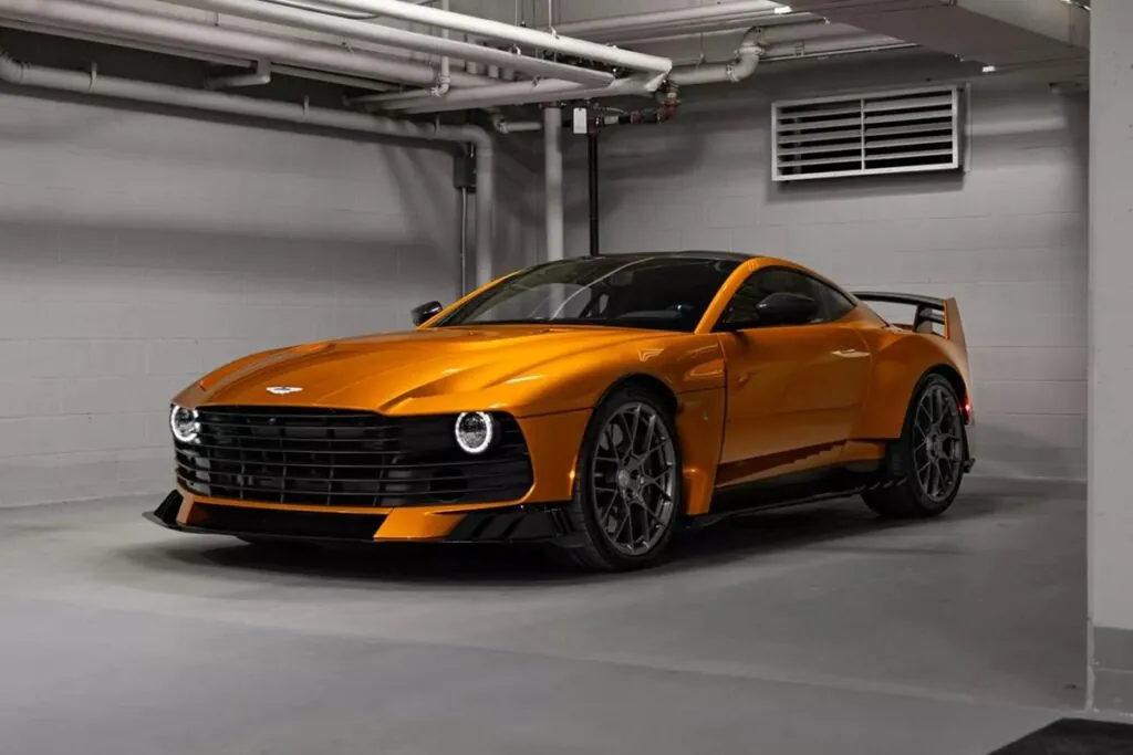 Aston Martin a utilisé de la fibre de carbone pour de nombreux composants, y compris le nouveau splitter - © Grand Touring Automobiles