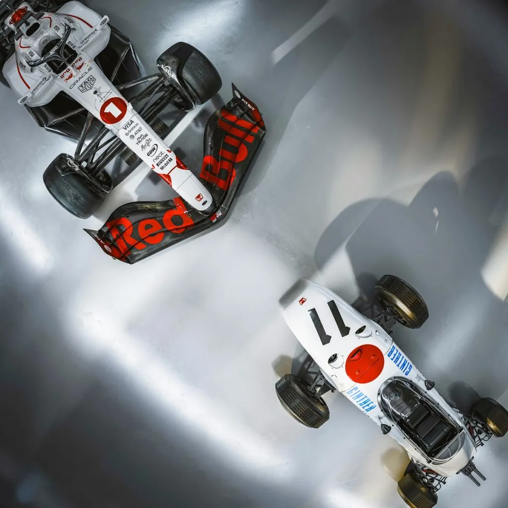 Ce choix visuel fait un lien direct avec l’histoire de Honda en F1 - © Red Bull Content pool