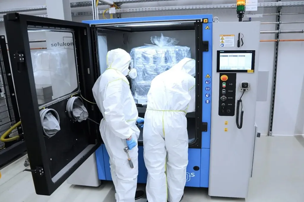 Ce modèle est jusqu’à cinq fois plus rapide que les imprimantes 3D classiques utilisées dans le secteur automobile - © Bosch