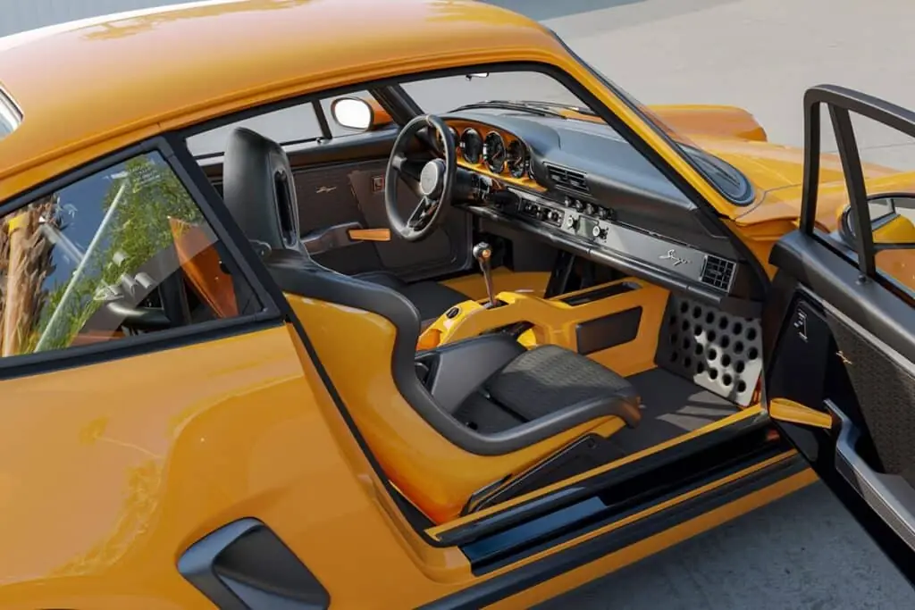 Les sièges légers sont conçus pour les amateurs de conduite sportive, mais ne négligent pas le confort - © Singer